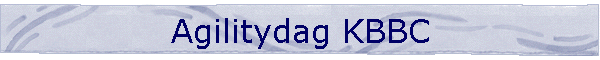Agilitydag KBBC