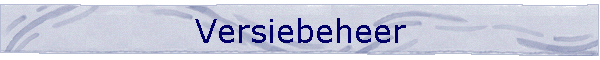 Versiebeheer
